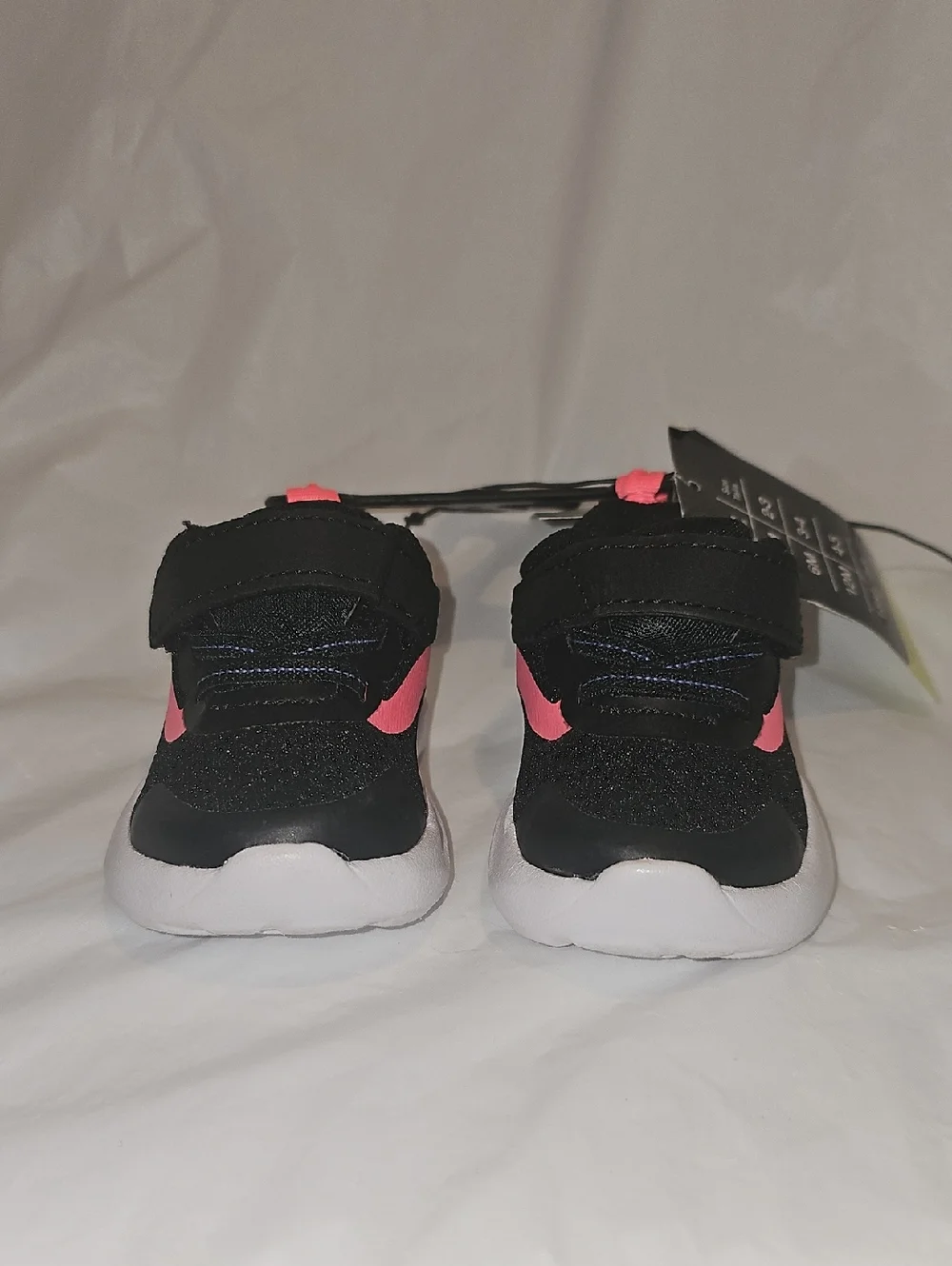 Athletic Works Baby Girls Mesh Jogger Sneakers Size 2 Black New